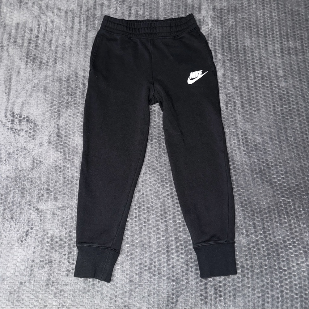 Nike Boys/Girls French Terry Sweatpants | Black